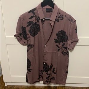 Men’s Short sleeve viscose button up